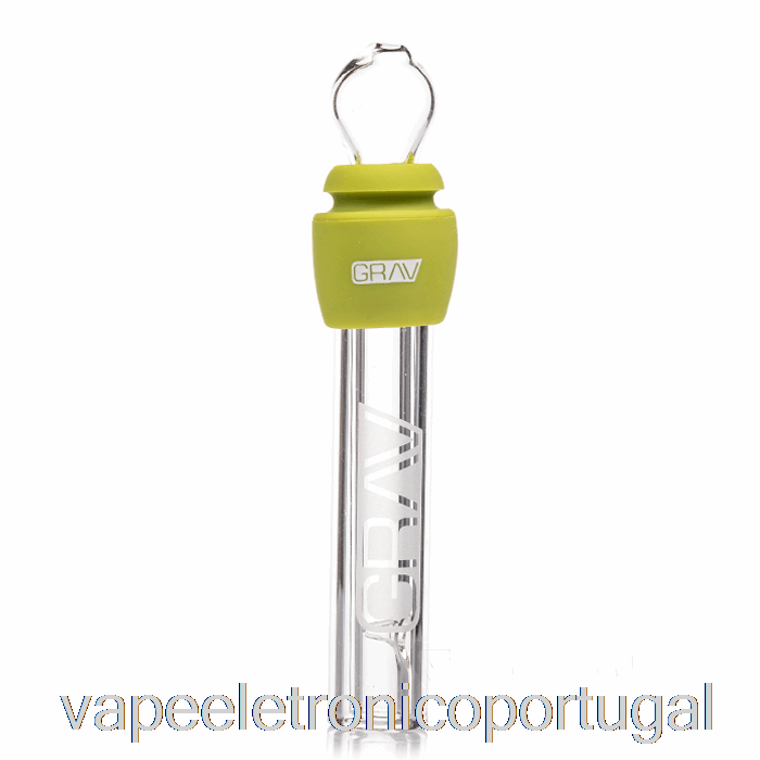 Vape Eletronico Grav Glass Blunt Com Silicone Abacate Verde
